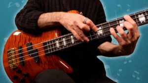 cours de basse, tapping, debutant, tablature