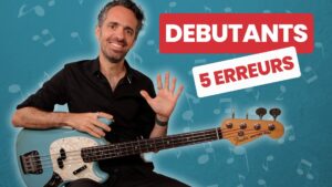 cours de basse, debutant, les 5 erreurs, technique, solfège, théorie