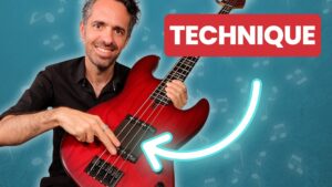 cours de basse, tuto, technique, débutant, main droite, tablature, exercice