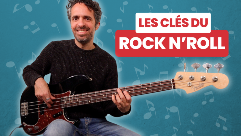 cours de basse, rock n roll, tablature, débutant