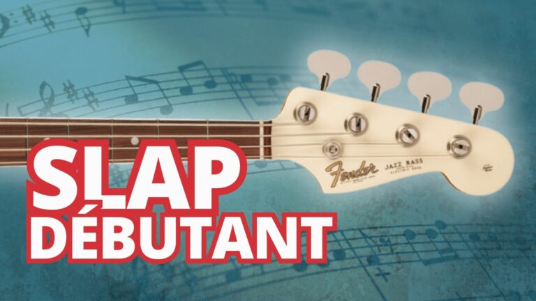 cours de basse, slap, débutant, exercices